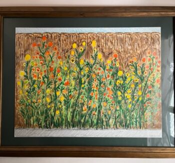 Marigolds painting