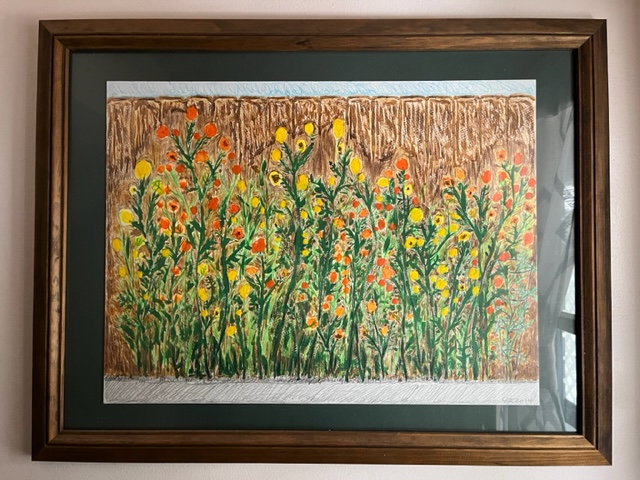 Marigolds painting
